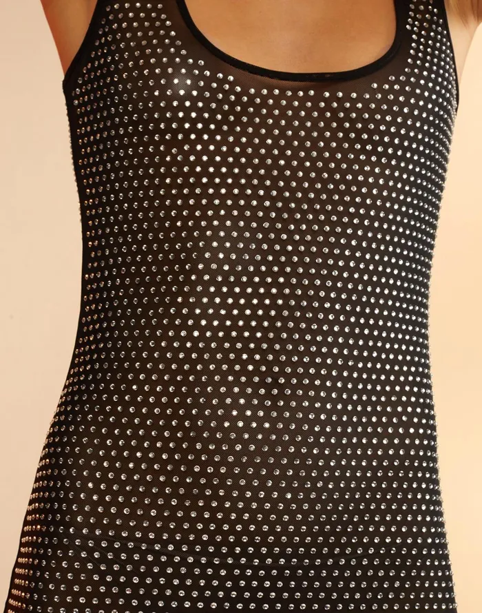 Smoke Show Crystal Dress 8211 Black Women Cynthia Rowley Dresses