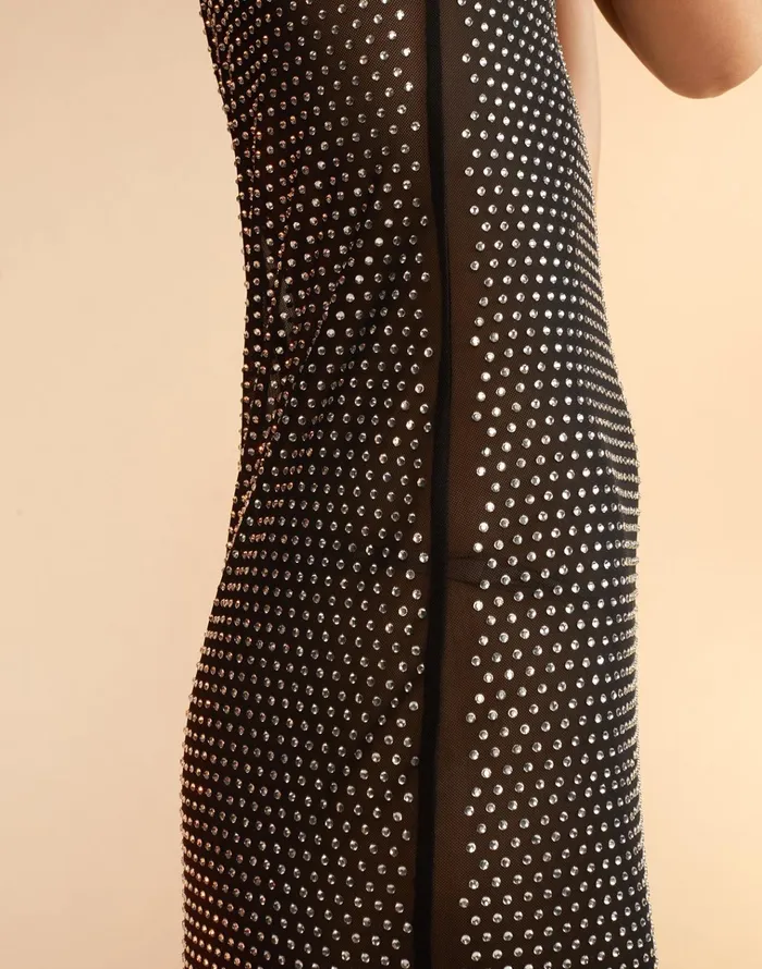 Smoke Show Crystal Dress 8211 Black Women Cynthia Rowley Dresses
