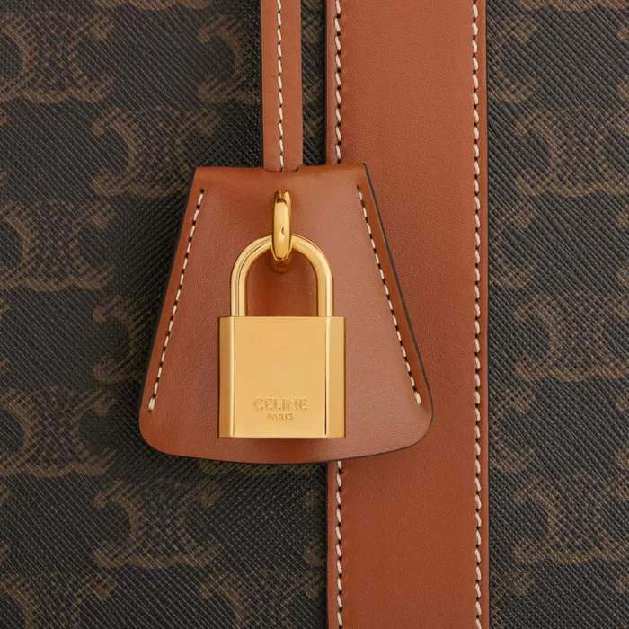 Soft Luggage 70 In Triomphe Canvas And Calfskin Tan Men CELINE BUSINESS AND TRAVEL BAGS Soft Luggage 70 In Triomphe Canvas And Calfskin Tan Men CELINE BUSINESS AND TRAVEL BAGS