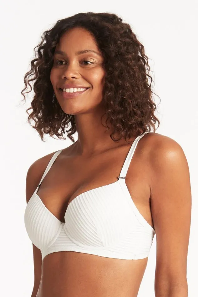 Spinnaker Moulded Cup Bra Spinnaker White Women Sea Level Tops