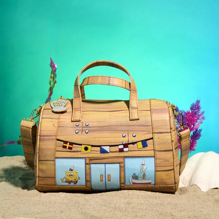 SpongeBob SquarePants 25th Anniversary Krusty Krab Figural Crossbody Bag Unisex Loungefly Crossbody Bags SpongeBob SquarePants 25th Anniversary Krusty Krab Figural Crossbody Bag Unisex Loungefly Crossbody Bags