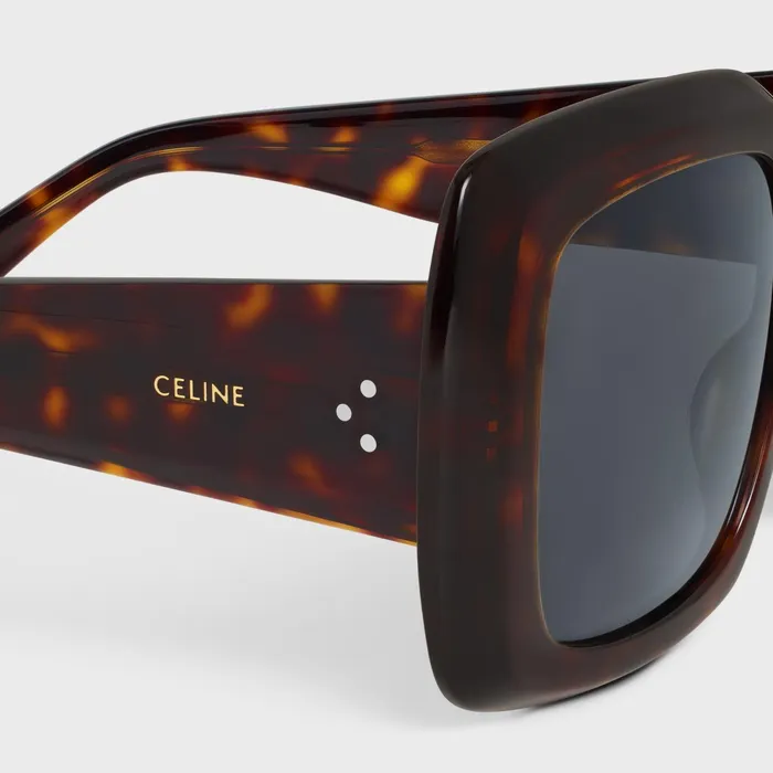 Square S263 Sunglasses In Acetate Classic Havana Women CELINE SUNGLASSES