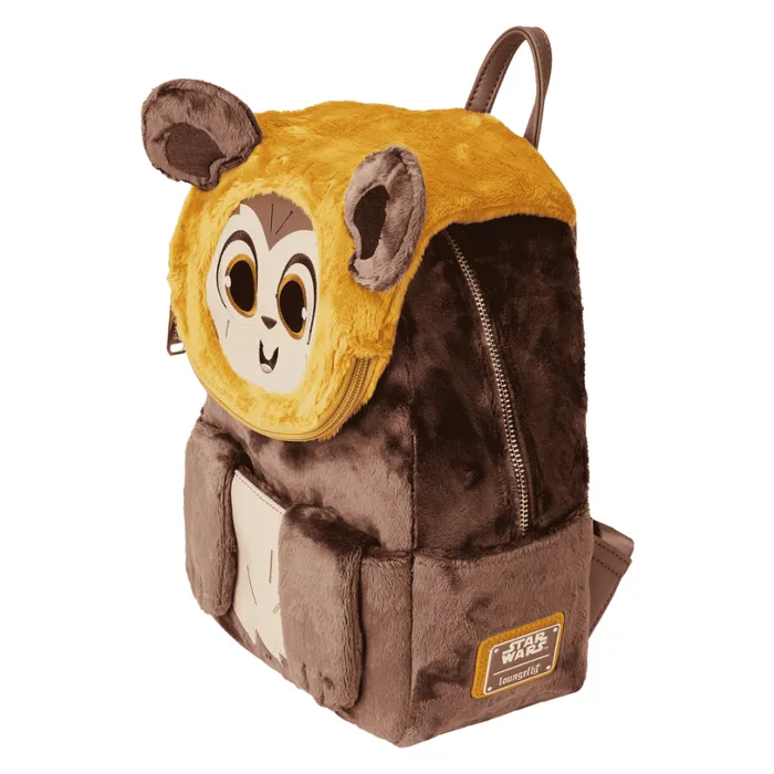 Star Wars Plush Wicket Mini Backpack Unisex Loungefly Backpacks