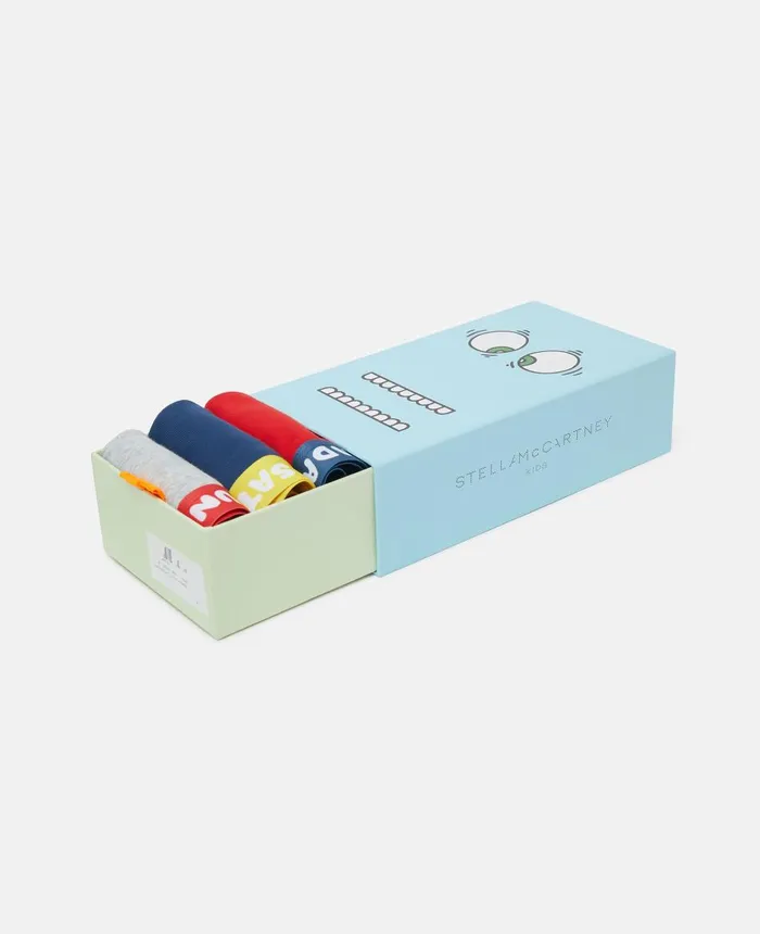 Stella McCartney 7 Pack Of Shape Print Boxers Multicolour Kids Shoes And Accessories