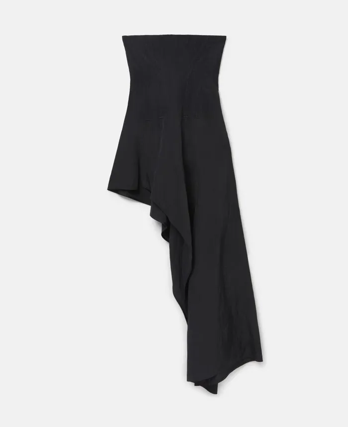 Stella McCartney Bandeau Corset Dress Black Women Dresses