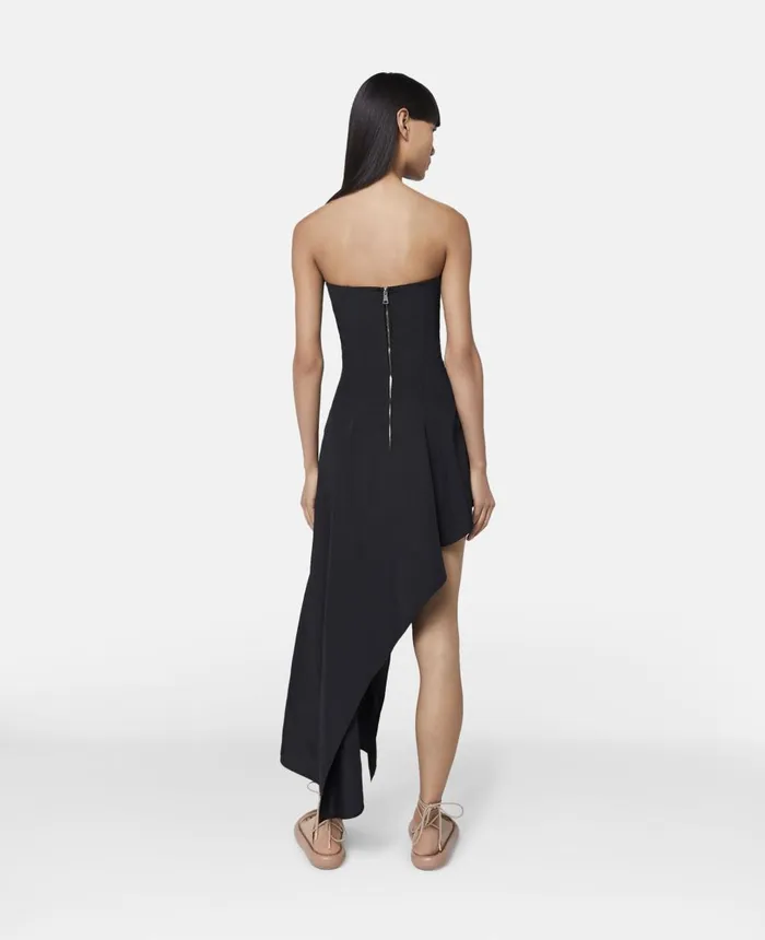 Stella McCartney Bandeau Corset Dress Black Women Dresses