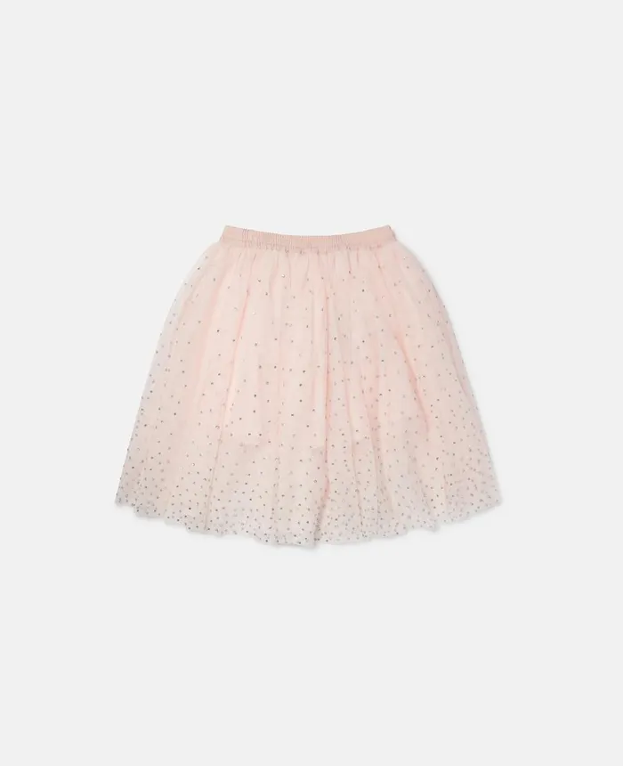 Stella McCartney Crystal Tulle Skirt Pink Kids Pants and Shorts