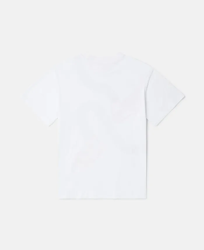 Stella McCartney Dancing Leg Print Oversized TShirt White Kids TShirts And Sweatshirt Stella McCartney Dancing Leg Print Oversized TShirt White Kids TShirts And Sweatshirt