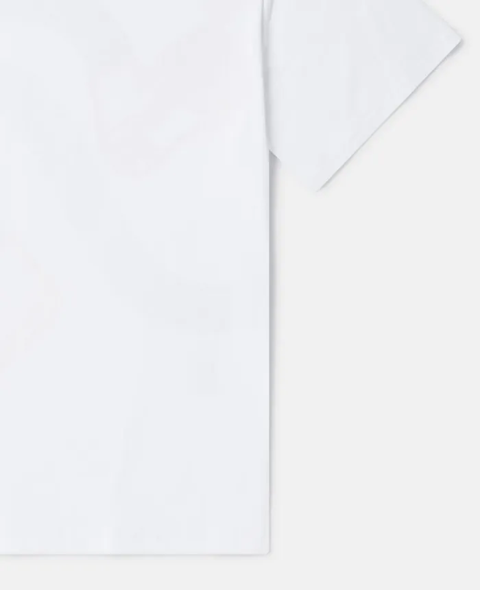 Stella McCartney Dancing Leg Print Oversized TShirt White Kids TShirts And Sweatshirt Stella McCartney Dancing Leg Print Oversized TShirt White Kids TShirts And Sweatshirt