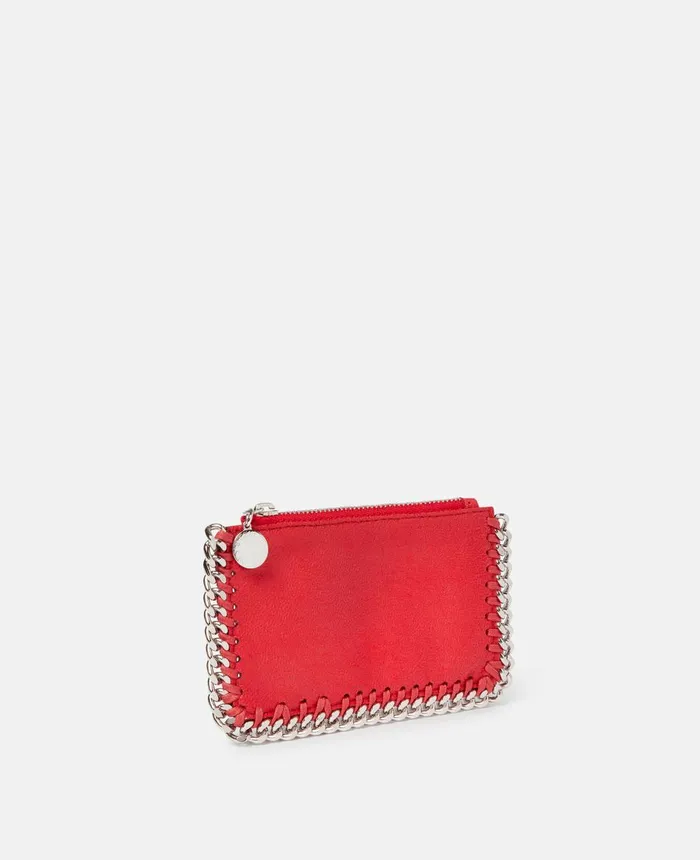 Stella McCartney Falabella Cardholder Lipstick Red Women Compact Wallets