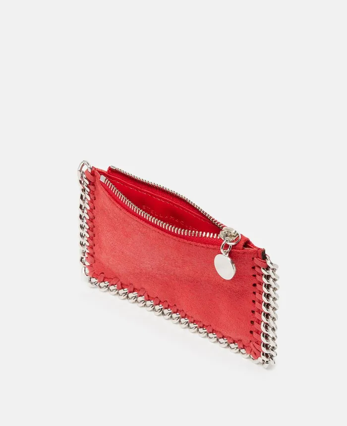 Stella McCartney Falabella Cardholder Lipstick Red Women Compact Wallets