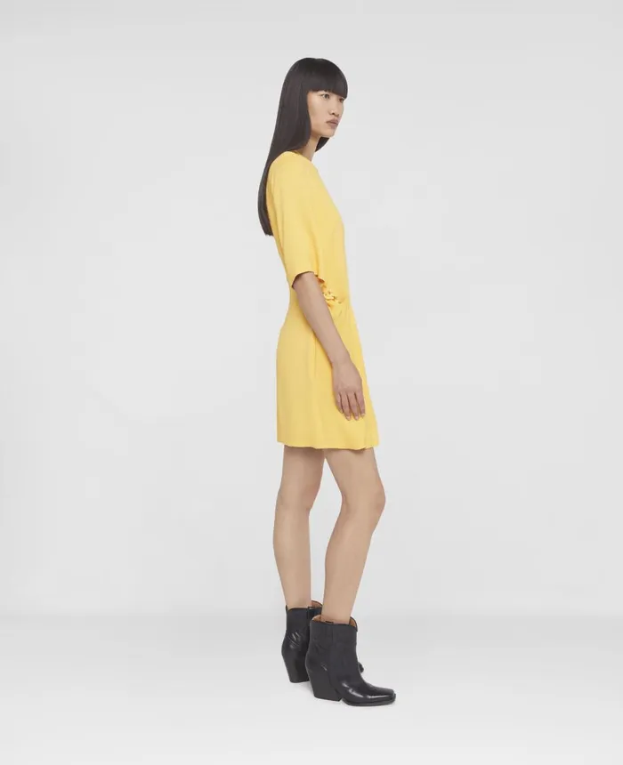 Stella McCartney Falabella Chain Jersey Dress Sunflower Yellow Women Dresses Stella McCartney Falabella Chain Jersey Dress Sunflower Yellow Women Dresses