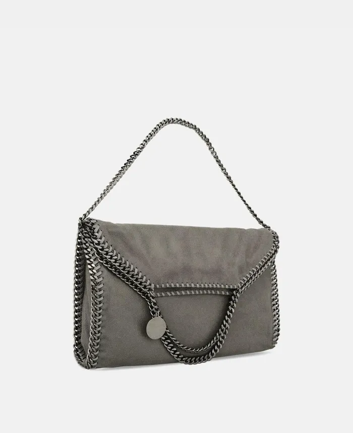 Stella McCartney Falabella FoldOver Tote Grey Women TopHandle Bags