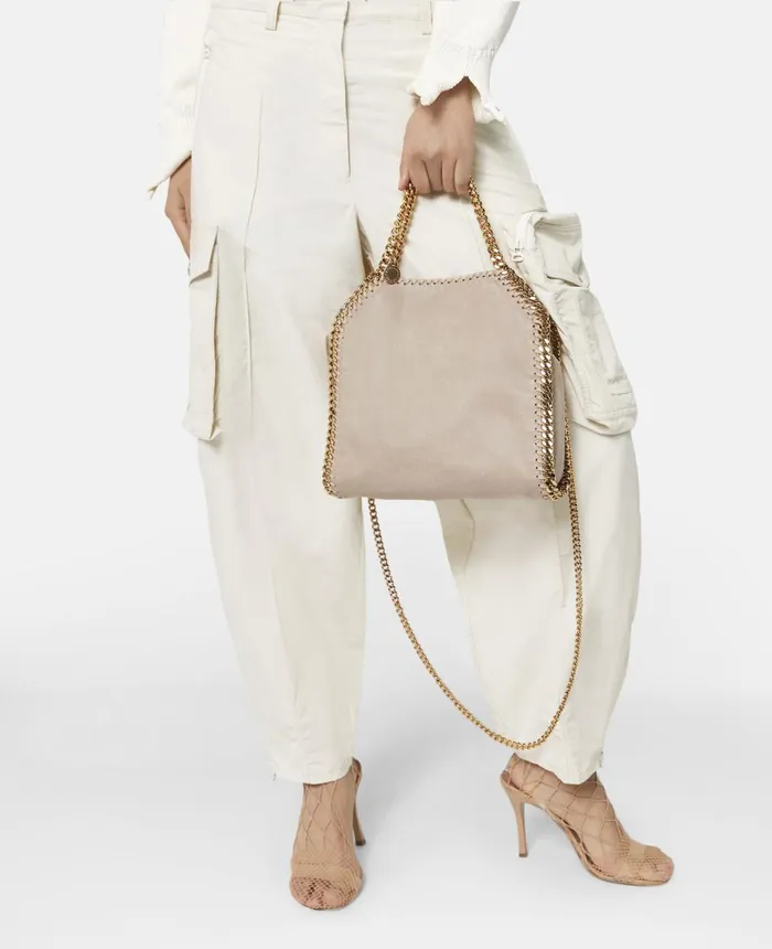 Stella McCartney Falabella Mini Tote Bag Clotted Cream Women Iconic Falabella Stella McCartney Falabella Mini Tote Bag Clotted Cream Women Iconic Falabella