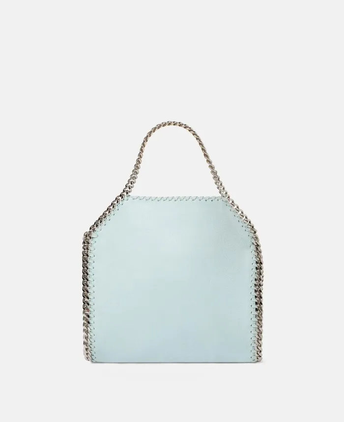 Stella McCartney Falabella Mini Tote Bag Mist Blue Women Mini Bags And Clutches Stella McCartney Falabella Mini Tote Bag Mist Blue Women Mini Bags And Clutches