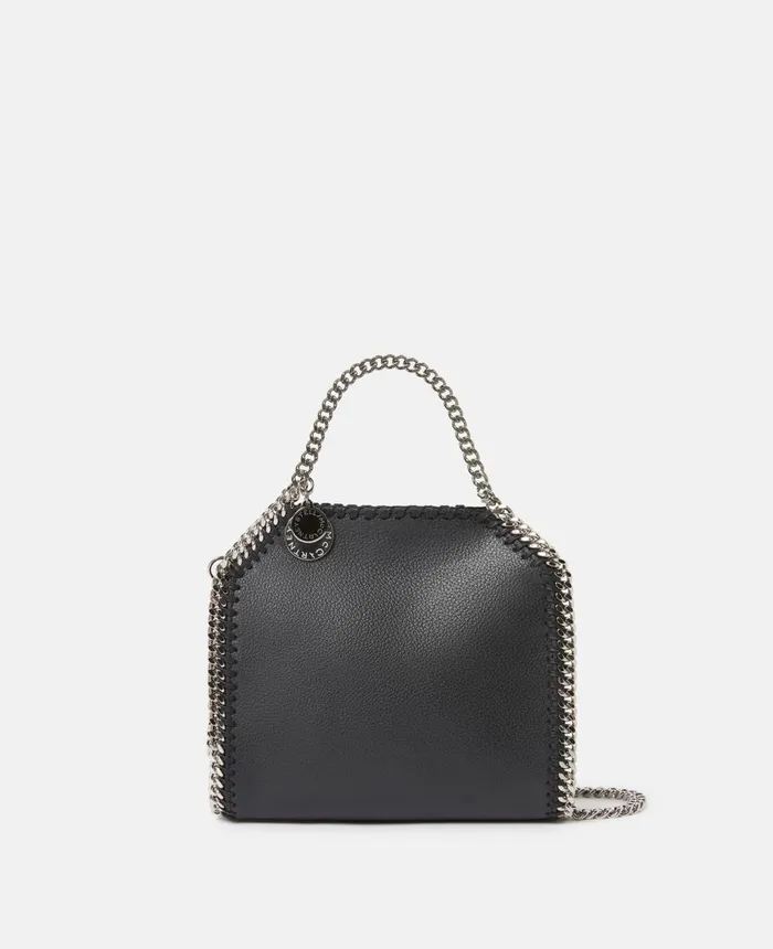 Stella McCartney Falabella MIRUM Tiny Tote Bag Black Women Mini Bags And Clutches Stella McCartney Falabella MIRUM Tiny Tote Bag Black Women Mini Bags And Clutches