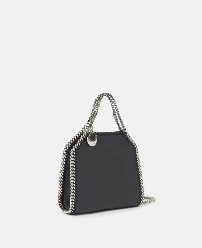 Stella McCartney Falabella MIRUM Tiny Tote Bag Black Women Mini Bags And Clutches Stella McCartney Falabella MIRUM Tiny Tote Bag Black Women Mini Bags And Clutches