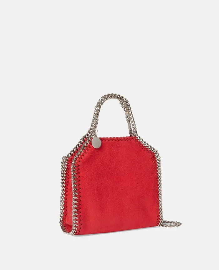 Stella McCartney Falabella Tiny Tote Bag Lipstick Red Women Mini Bags And Clutches Stella McCartney Falabella Tiny Tote Bag Lipstick Red Women Mini Bags And Clutches