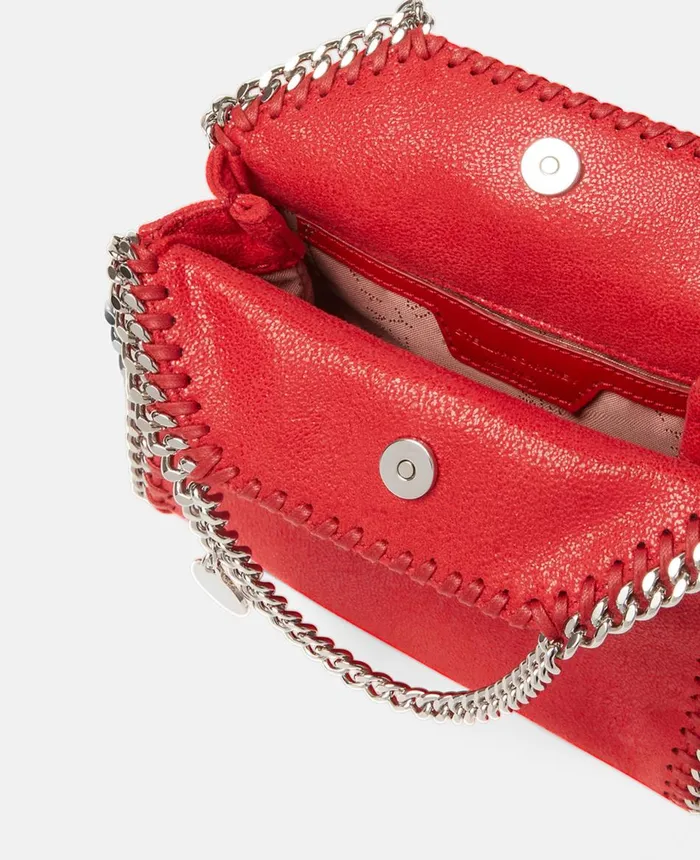Stella McCartney Falabella Tiny Tote Bag Lipstick Red Women Mini Bags And Clutches Stella McCartney Falabella Tiny Tote Bag Lipstick Red Women Mini Bags And Clutches