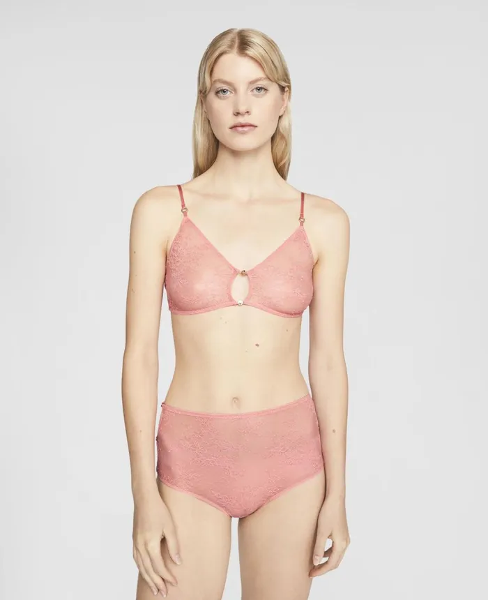 Stella McCartney Floral Lace Bralette Geranium Women Lingerie And Sleepwear