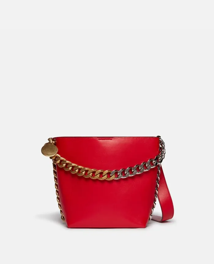 Stella McCartney Frayme Bucket Bag Bright Red Women Frayme Bag