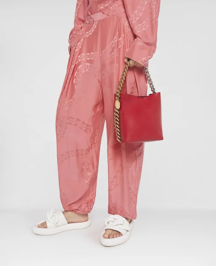 Stella McCartney Frayme Bucket Bag Bright Red Women Frayme Bag