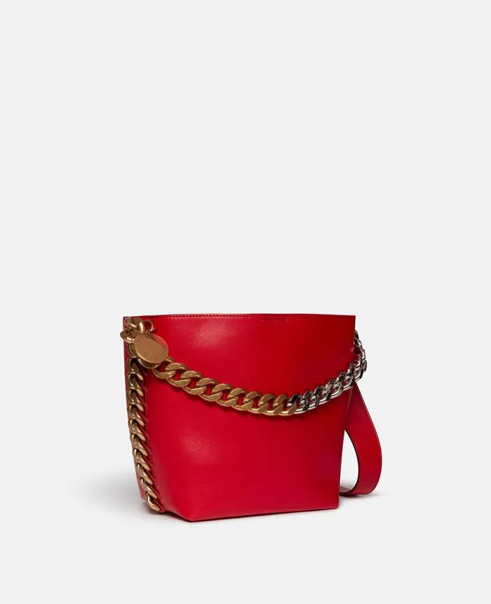 Stella McCartney Frayme Bucket Bag Bright Red Women Frayme Bag