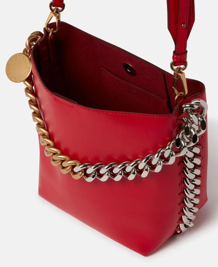 Stella McCartney Frayme Bucket Bag Bright Red Women Frayme Bag
