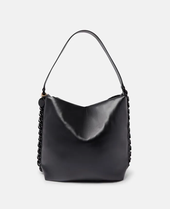 Stella McCartney Frayme Padded Tote Bag Black Women Tote Bags