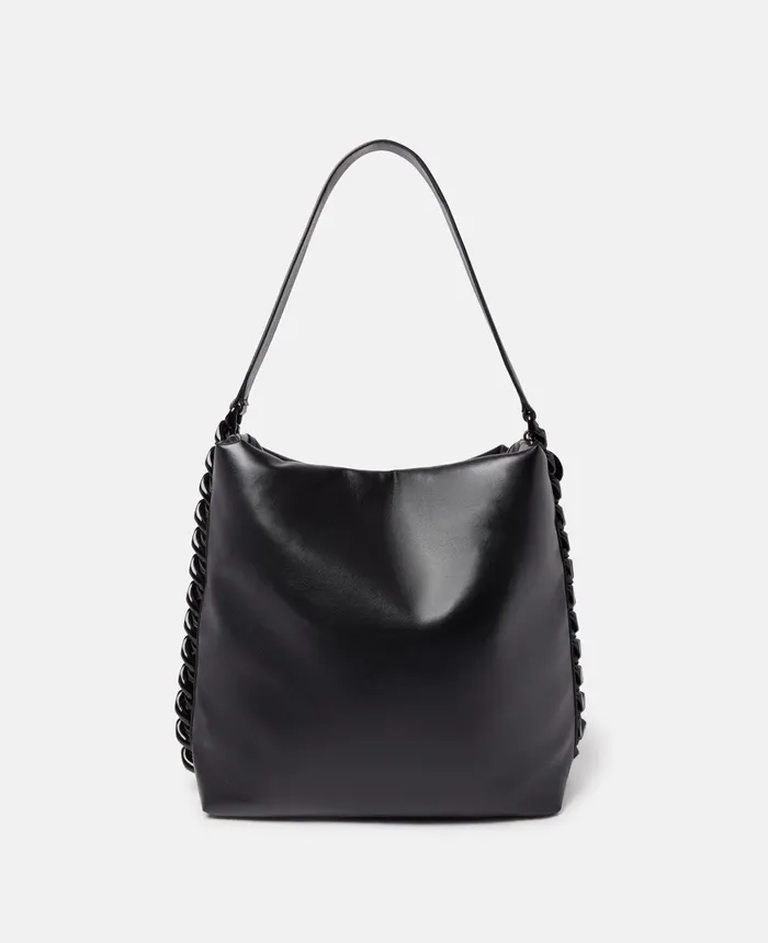 Stella McCartney Frayme Padded Tote Bag Black Women Tote Bags