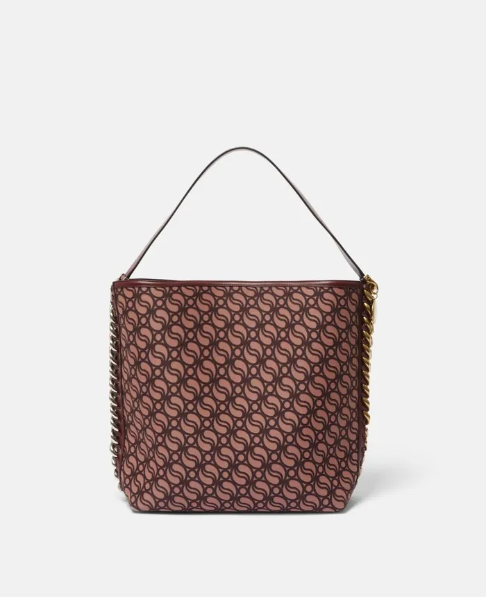 Stella McCartney Frayme SWave Tote Bag Burgundy Women Frayme Bag