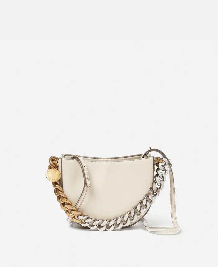 Stella McCartney Frayme Small Shoulder Bag White Women Frayme Bag