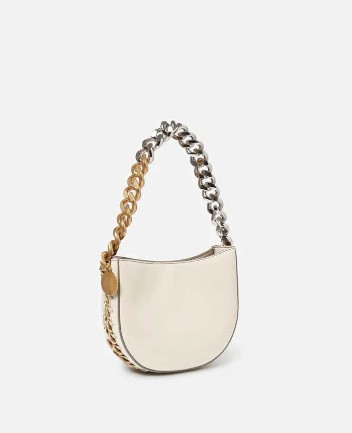 Stella McCartney Frayme Small Shoulder Bag White Women Frayme Bag