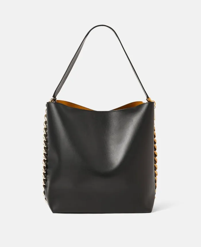 Stella McCartney Frayme Tote Bag Black Women Tote Bags