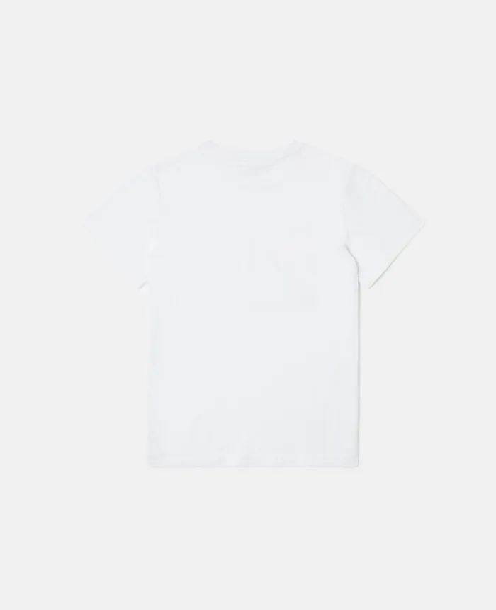 Stella McCartney Rainbow Stella Logo Active TShirt White Kids TShirts And Sweatshirt