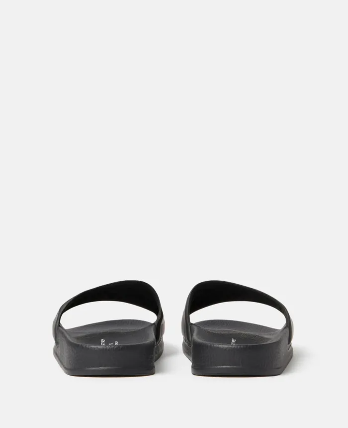 Stella McCartney SMC Camo Logo Sliders Black Kids Shoes And Accessories