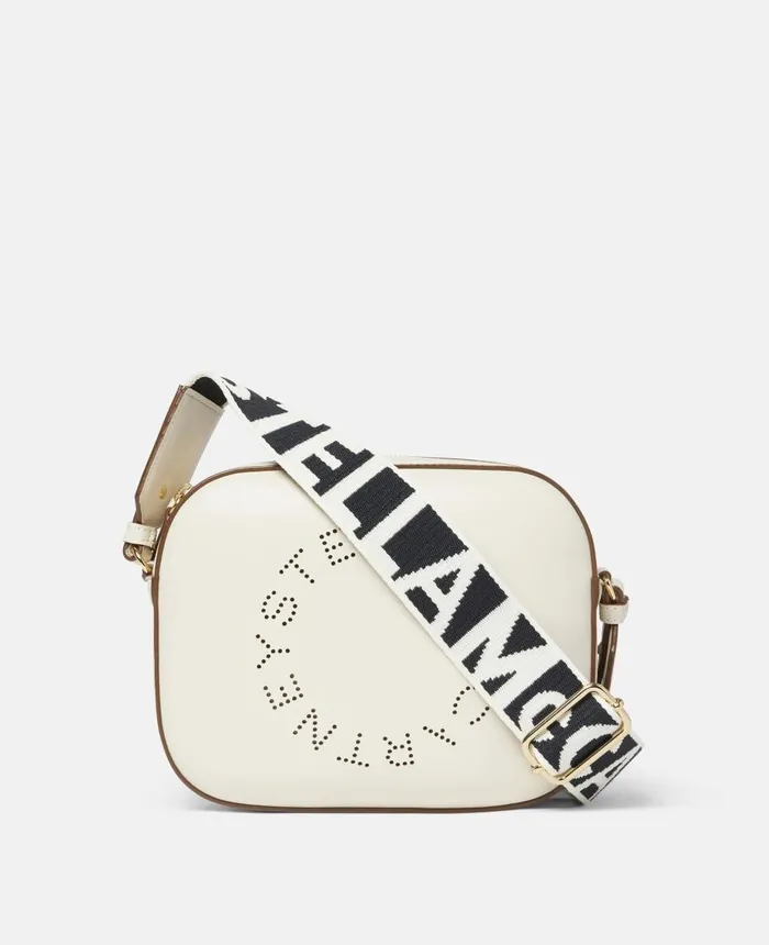 Stella McCartney Stella Logo Mini Bag White Women Crossbody Bags