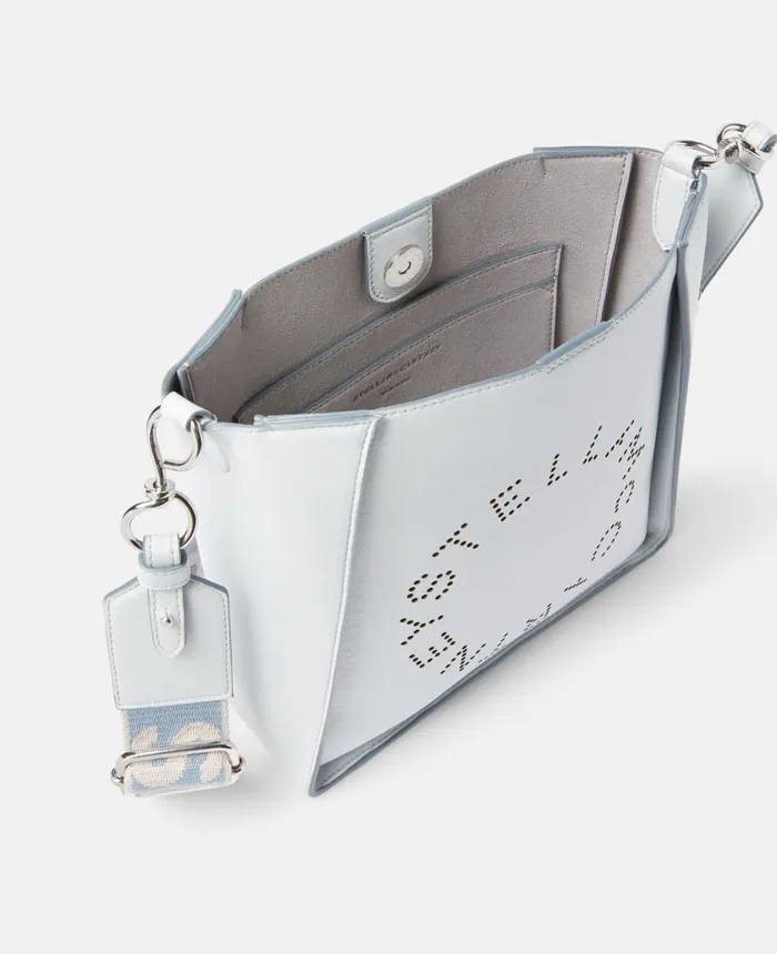 Stella McCartney Stella Logo Shoulder Bag Cloud Blue Women Mini Bags And Clutches