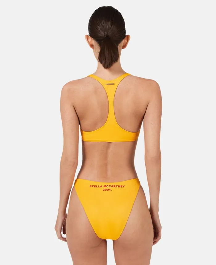 Stella McCartney Stella McCartney 2001 Print VShape Bikini Briefs Yellow Women Swimwear Stella McCartney Stella McCartney 2001 Print VShape Bikini Briefs Yellow Women Swimwear