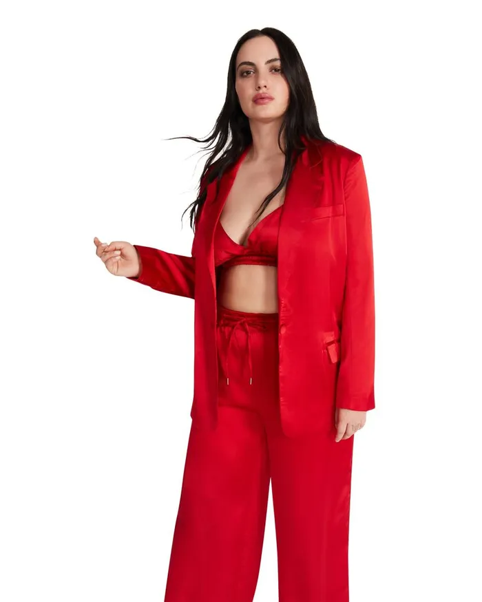 Steve Madden Audrey Jacket Red Womens Jackets and Coats