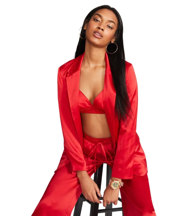 Steve Madden Audrey Jacket Red Womens Jackets and Coats