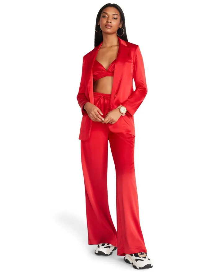 Steve Madden Audrey Jacket Red Womens Jackets and Coats