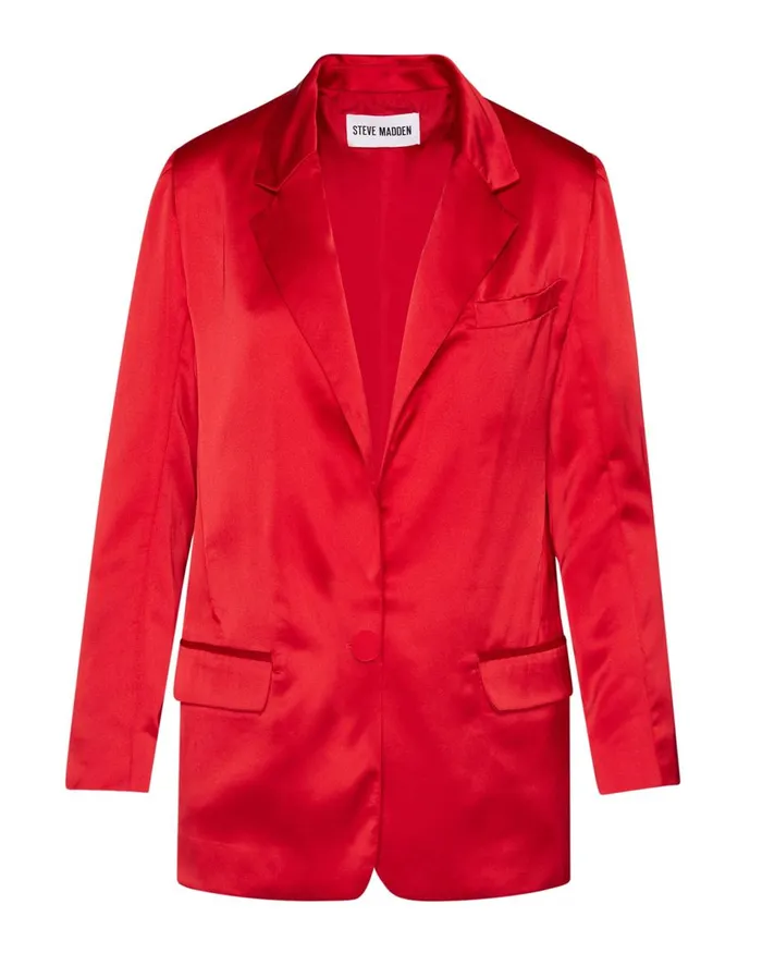 Steve Madden Audrey Jacket Red Womens Jackets and Coats