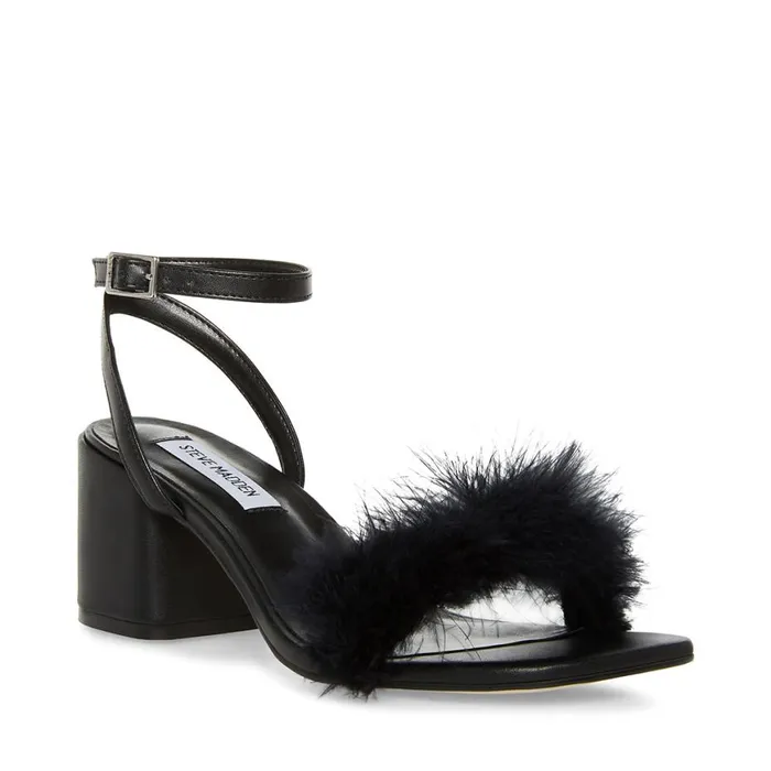 Steve Madden AudrinaF Black Womens Sandals