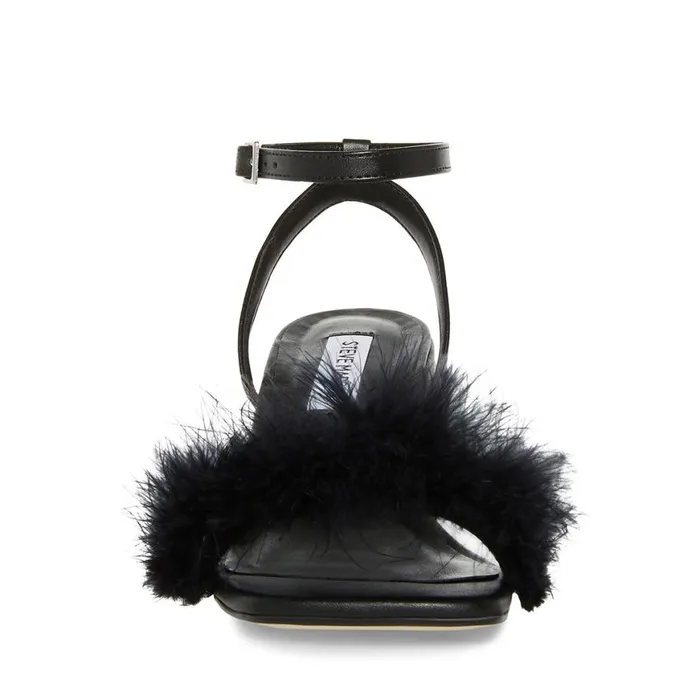 Steve Madden AudrinaF Black Womens Sandals