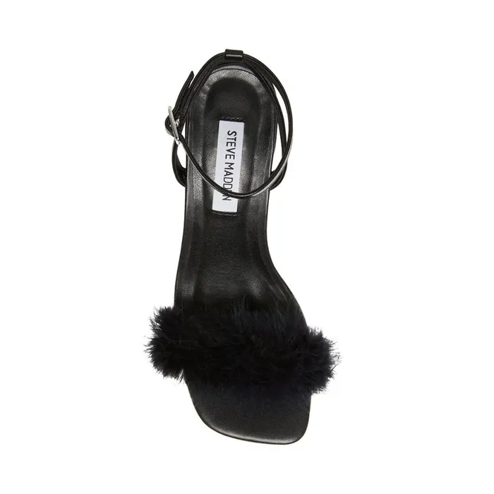 Steve Madden AudrinaF Black Womens Sandals
