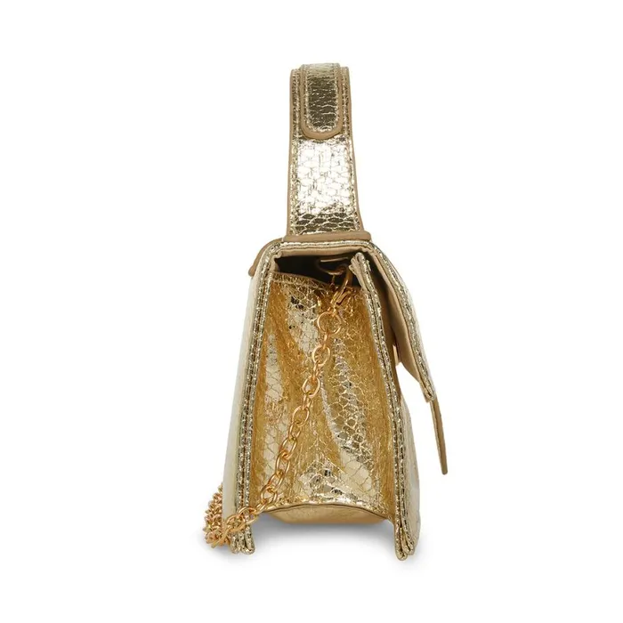 Steve Madden Barlan Gold Snake Womens Mini Bags