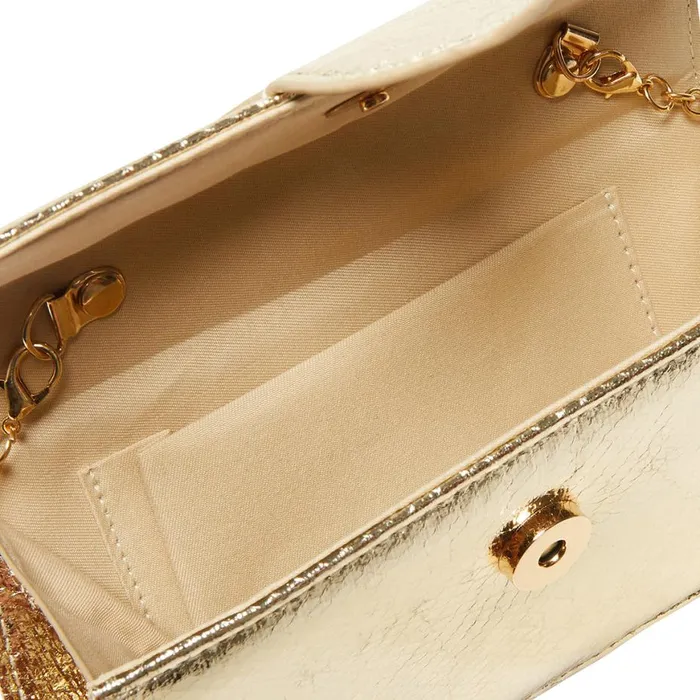 Steve Madden Barlan Gold Snake Womens Mini Bags