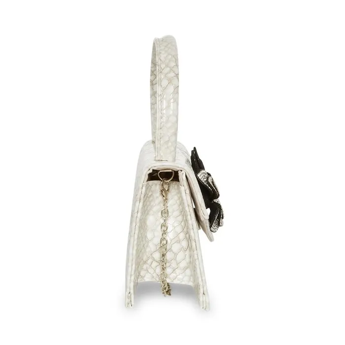 Steve Madden Bdaniela White Snake Womens Mini Bags