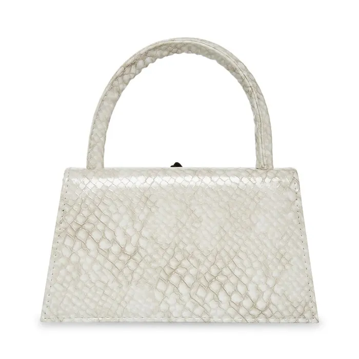 Steve Madden Bdaniela White Snake Womens Mini Bags